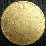 monedas de America - Colombia -  1993 (Anverso)