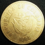 monedas del Mundo : America : Colombia :  1994 (Anverso)