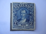 Stamps Guatemala -  Justo Rufino Barrios.