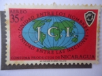 Stamps Nicaragua -  Unidad Entre los Hombres - Unidad Entre las Naciones