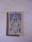 Stamps : America : Nicaragua :  Sobre-taza Póstal.