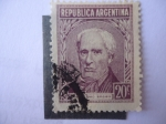 Stamps Argentina -  Guillermo Brown - 1777-1857