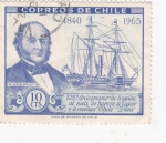 Sellos del Mundo : America : Chile :  125 aniversario de barcos a vapor y ruedas