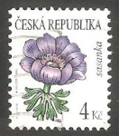 Stamps Europe - Czech Republic -  577 - Anémona