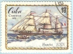 Sellos de America - Cuba -  1628 - Paquebot del siglo XIX