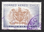 Stamps Chile -  Escudo de armas británico