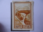 Stamps Argentina -  Mendoza - Puente del Inca.