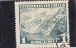 Stamps Chile -  laguna del inca