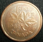 monedas de America - Canad� -  1982 (Reverso)