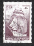 Sellos de America - Chile -  150 años de la Academia Naval 