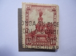 Stamps Mexico -  Monumento de Cuauhtcmoc.
