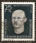 Stamps Germany -  Walter Stoecker (1891-1939), político comunista alemán (DDR).