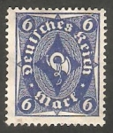 Stamps Germany -  209 - Trompeta postal