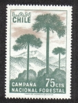 Stamps Chile -  Campaña Nacional Forestal