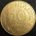 monedas de Europa - Francia -  1975 (Reverso)