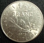 monedas de Europa - Francia -  1975 (Reverso)