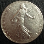 monedas de Europa - Francia -  1975 (Anverso)