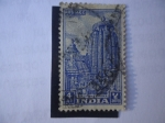 Stamps : Asia : India :  Bhuvanesvara.       