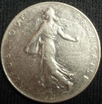 monedas de Europa - Francia -  1977 (Anverso)