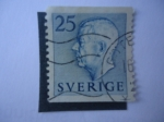 Stamps : Europe : Sweden :  Gustavo VI. (N°, Michel:3549)