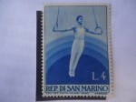 Stamps San Marino -  Olimpiadas de Cortina de Ampezzo - Repubblica Di San Marino