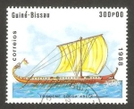 Stamps : Africa : Guinea_Bissau :  Nave trirreme griega