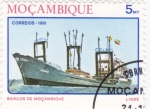 Stamps Mozambique -  barco de mozambique- Linde