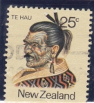 Stamps New Zealand -  indígena