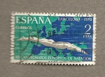 Stamps Spain -  Campeonatos europeos de Natación