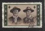 Stamps Greece -  A. Lefkaditis y Lord Baden -Powell