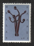 Stamps : Europe : Greece :  Massia ( instrumento de percusión )