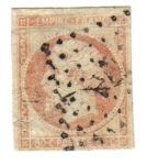 Stamps : Europe : France :  Napoleón III. Segundo Imperio (1853-1860)