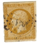 Stamps France -  Napoleón III. Segundo Imperio (1853-1860)