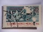 Stamps Mexico -  II Juegos Deportivos Panamericanos.