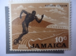 Stamps Jamaica -  National Stadium.