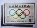 Stamps Jamaica -  XXI Olympiad - Montreal 1976