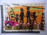 Stamps Spain -  Mire Antes de Cruzar.
