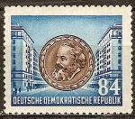 Stamps Germany -   	  70 aniversario de la muerte de Karl Marx (DDR).