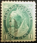 Stamps : America : Canada :  Queen Victoria
