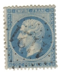 Stamps : Europe : France :  Napoleón III