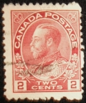Stamps : America : Canada :  king George V