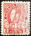 Stamps : America : Canada :  king George V