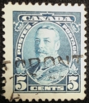 Stamps : America : Canada :  king George V