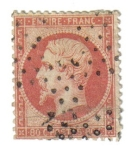 Stamps : Europe : France :  Napoleón III