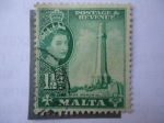 Stamps Malta -  War Memorial - Memorial de Guerra-Postage y Revenue.
