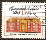 Stamps Germany -  Edificios importantes en Berlín-Castillo de Köpenick 1681(DDR).