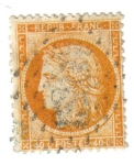 Stamps France -  Ceres (1870-1871)