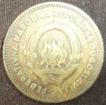 monedas de Europa - Yugoslavia -  1955 (Reverso)