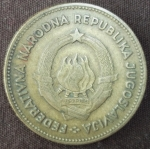 monedas de Europa - Yugoslavia -  1955 (Reverso)