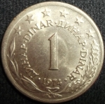 monedas de Europa - Yugoslavia -  1974 (Reverso)